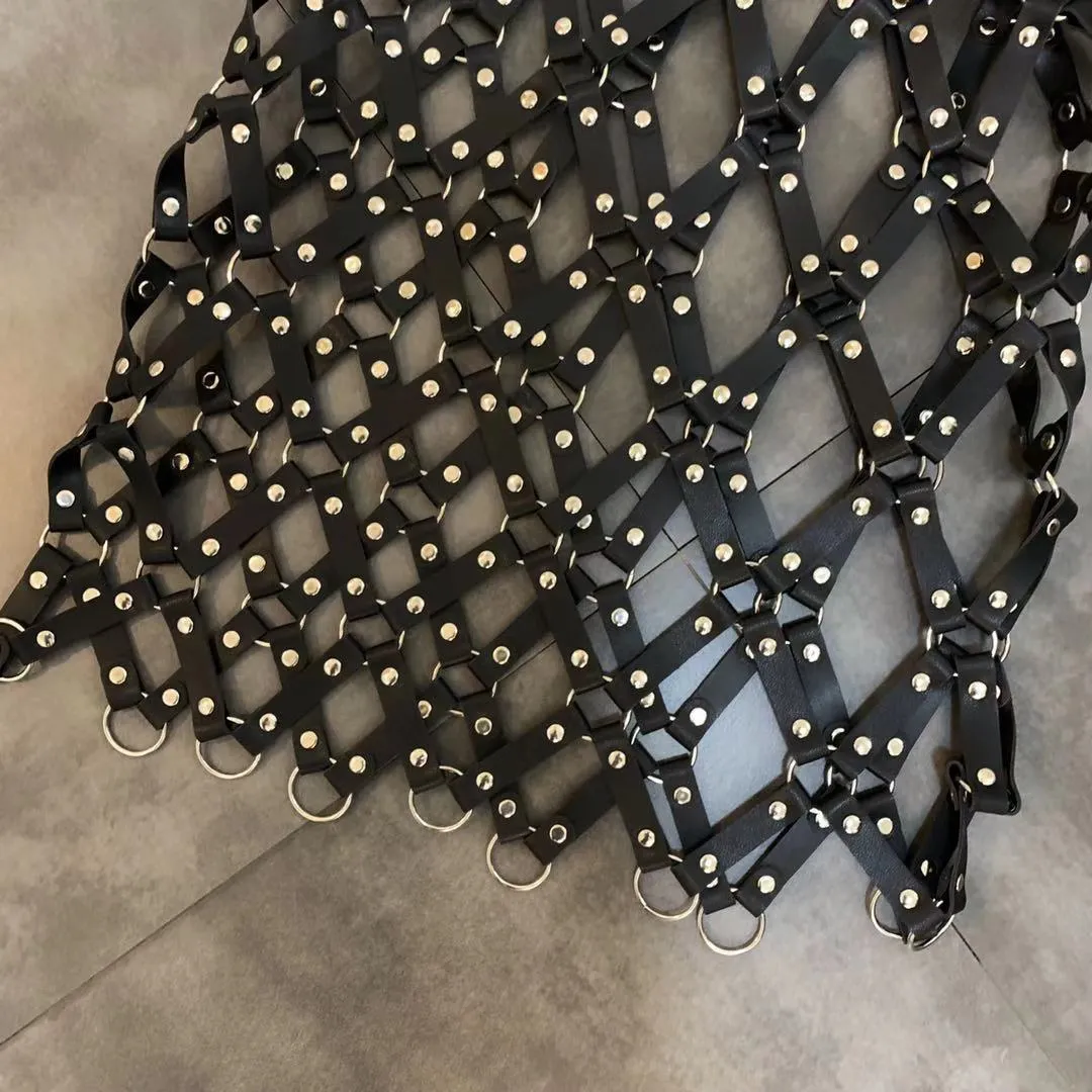 Women Sexy Leather Skirt