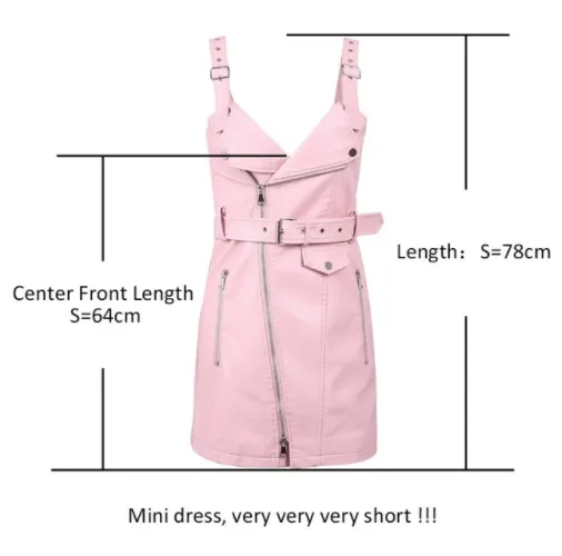 Women's Clothes | PU Leather Dress | V-Neck Mini Dress | Women Dress