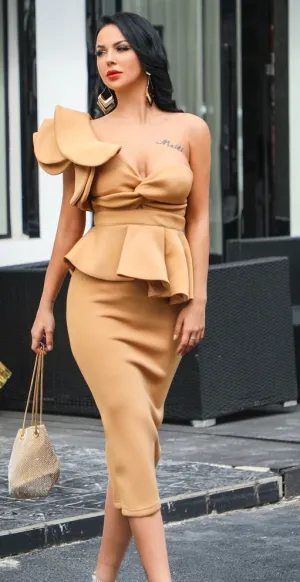 Women's Spring/Summer One-Shoulder Backless Dress
