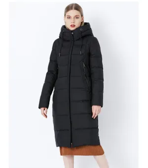 Women's Winter Stylish Warm Bio-Fluff Hooded Long Down Coat