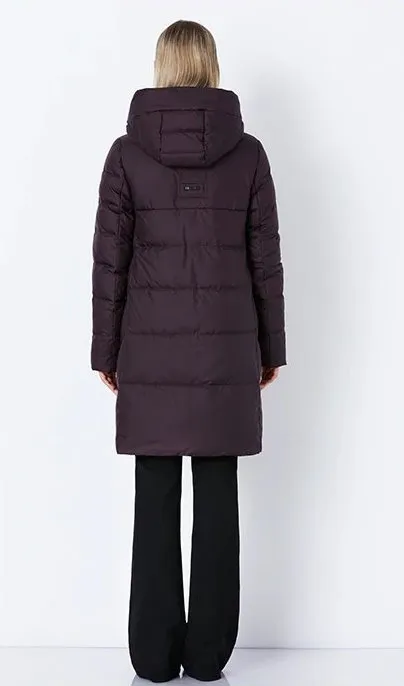 Women's Winter Thick Warm Bio-Fluff Long Coat With Sewn Hood