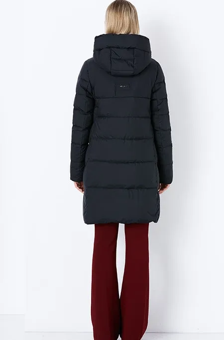 Women's Winter Thick Warm Bio-Fluff Long Coat With Sewn Hood