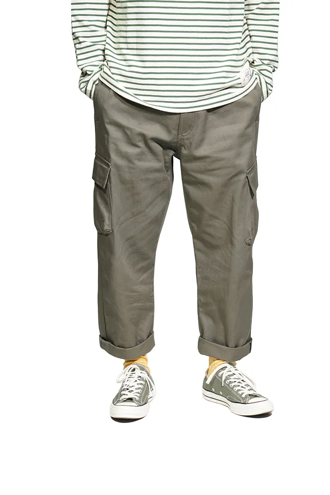 Worker Cargo Pants In Light Army Grey