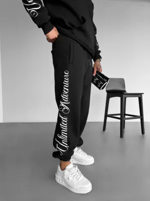 Writing Sweatpants - Black