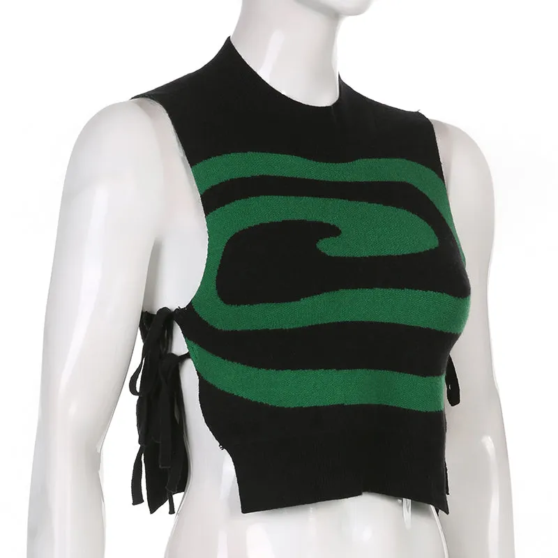 Y2K Swirl Tank Top