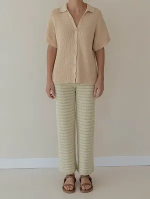 Ziggy Lou - Womens Knit Top (Beech)