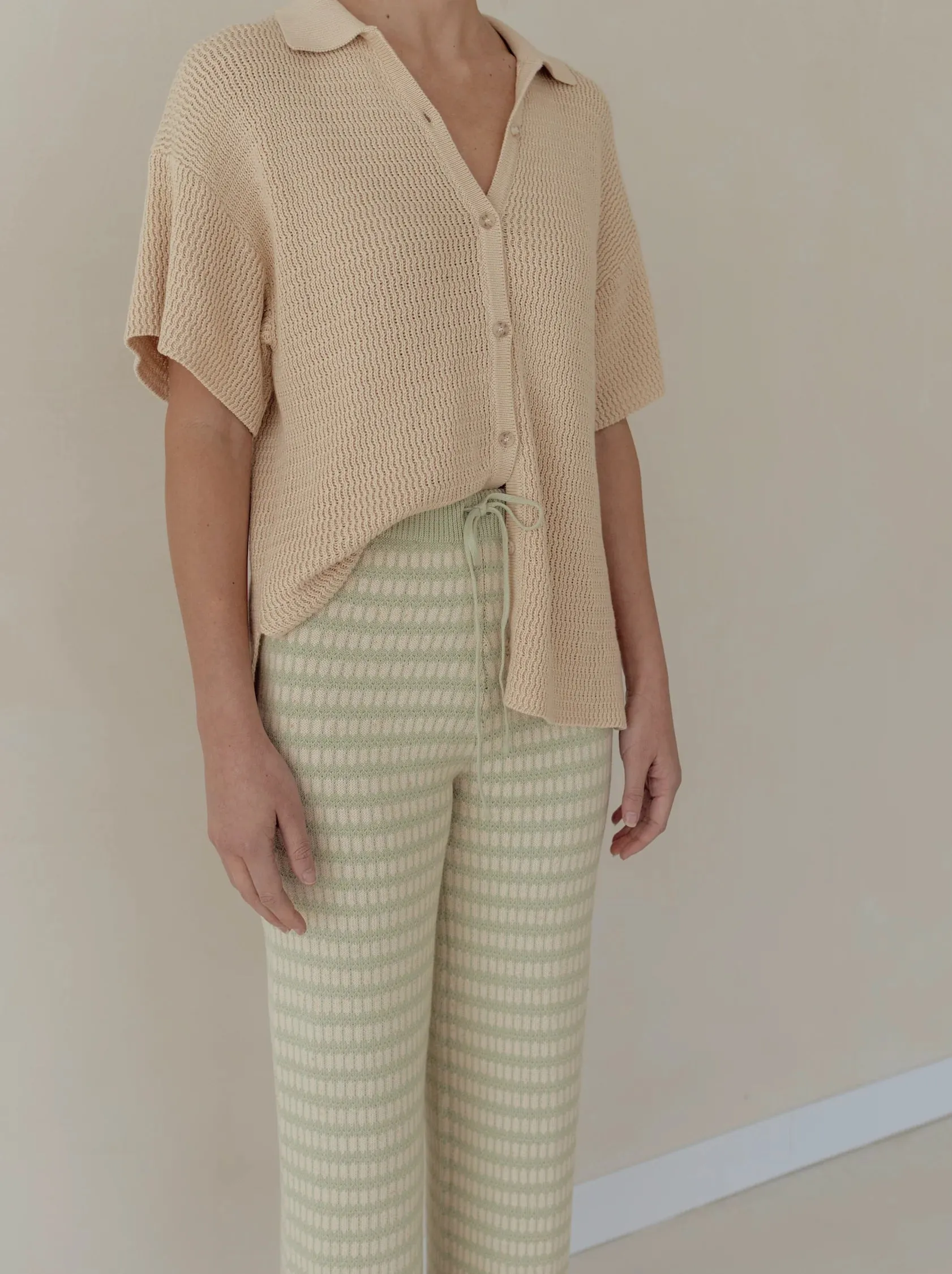 Ziggy Lou - Womens Knit Top (Beech)