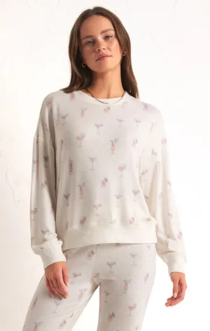 ZSUPPLY Happy Hour Cocktails long sleeve top ZSUPPLY Happy Hour Cocktails long sleeve top